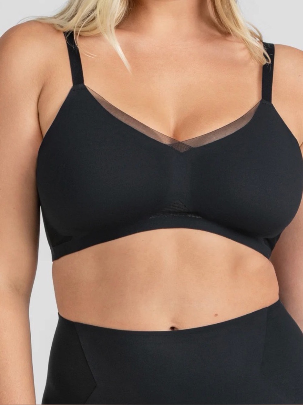 Honeylove CrossOver Bra in Black Vamp Size XL